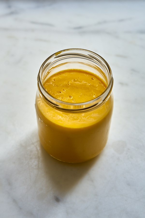 An exceptional ginger carrot dressing