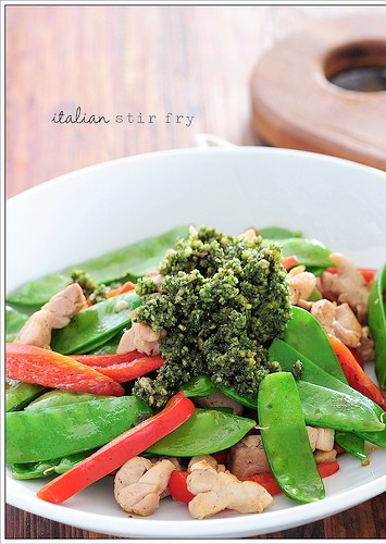 An Italian stir fry recipe