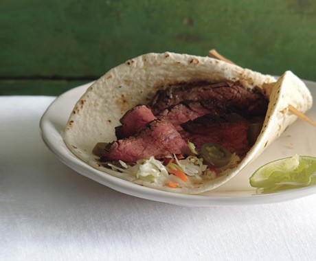 Ancho and cocoa carne asada
