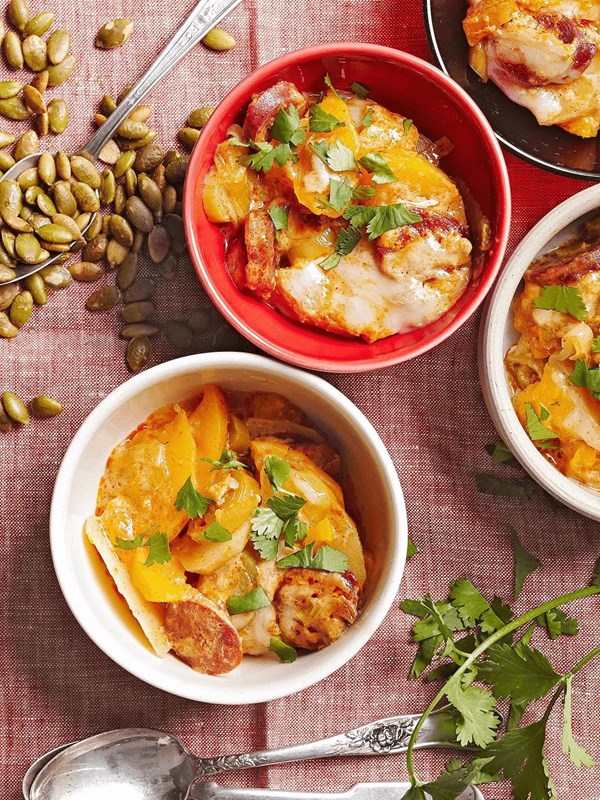 Ancho butternut squash gratin
