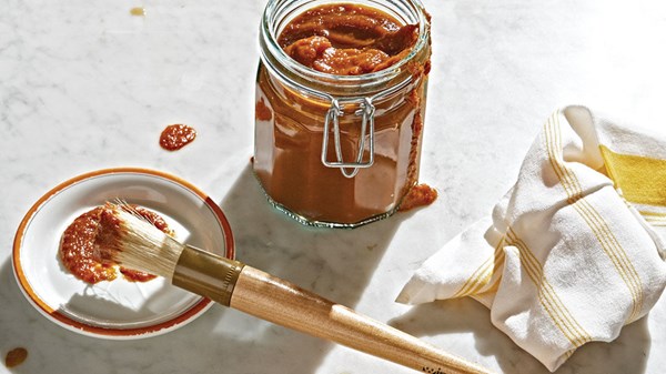 Ancho chile BBQ sauce