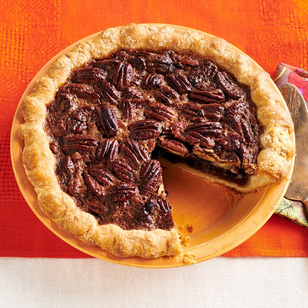 Ancho chile-spiced pecan pie