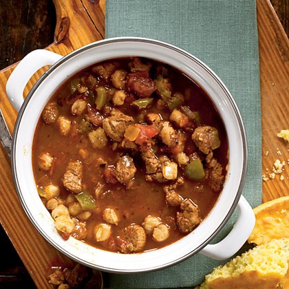 Ancho pork and hominy stew
