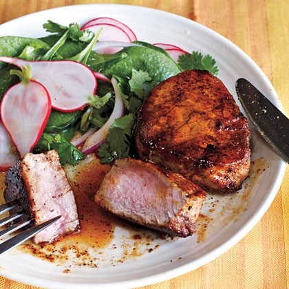 Ancho pork medallions