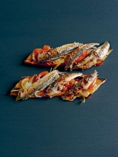 Anchovies on toast