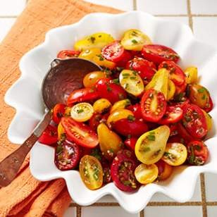 Anchovy & cherry tomato salad
