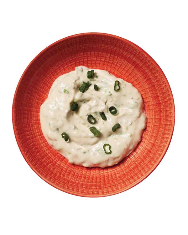 Anchovy & scallion aioli