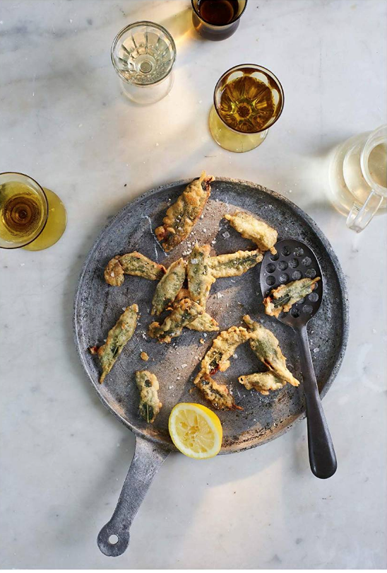 Anchovy and sage fritters