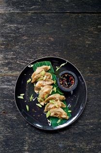 Anchovy dumplings