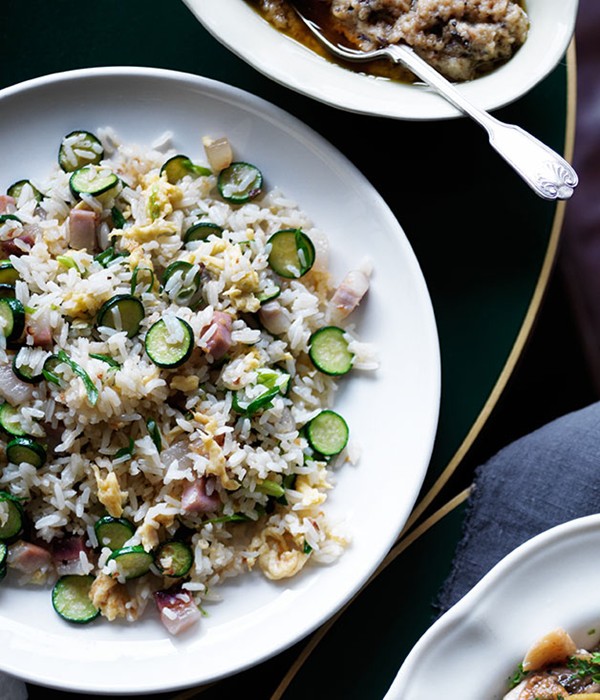 Anchovy fried rice