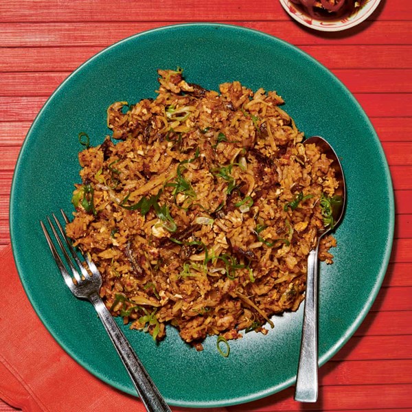 Anchovy fried rice