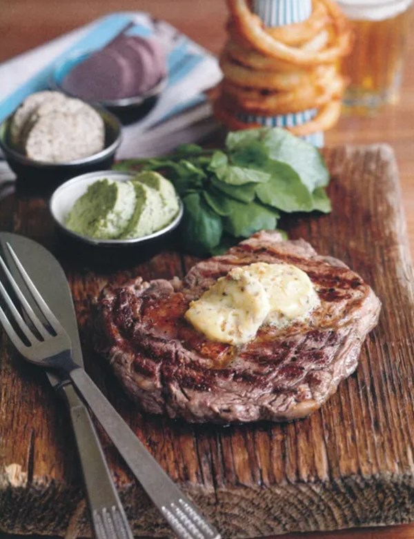 Anchovy, garlic and parsley butter