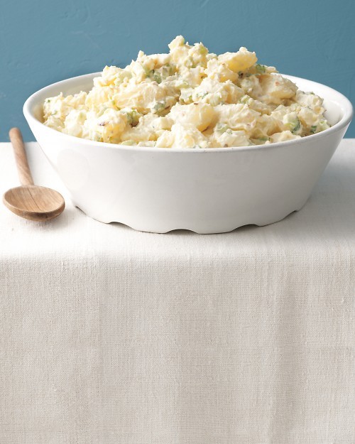 Anchovy potato salad