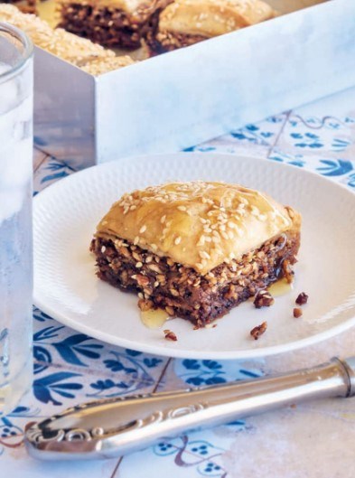 Ancient Greek baklava (Gastrin)