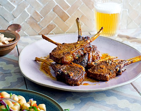 Andalusian-style grilled lamb cutlets (Chuletas a la Andaluza)