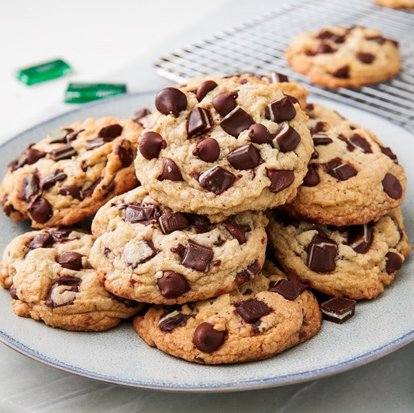 Andes chocolate chip cookies