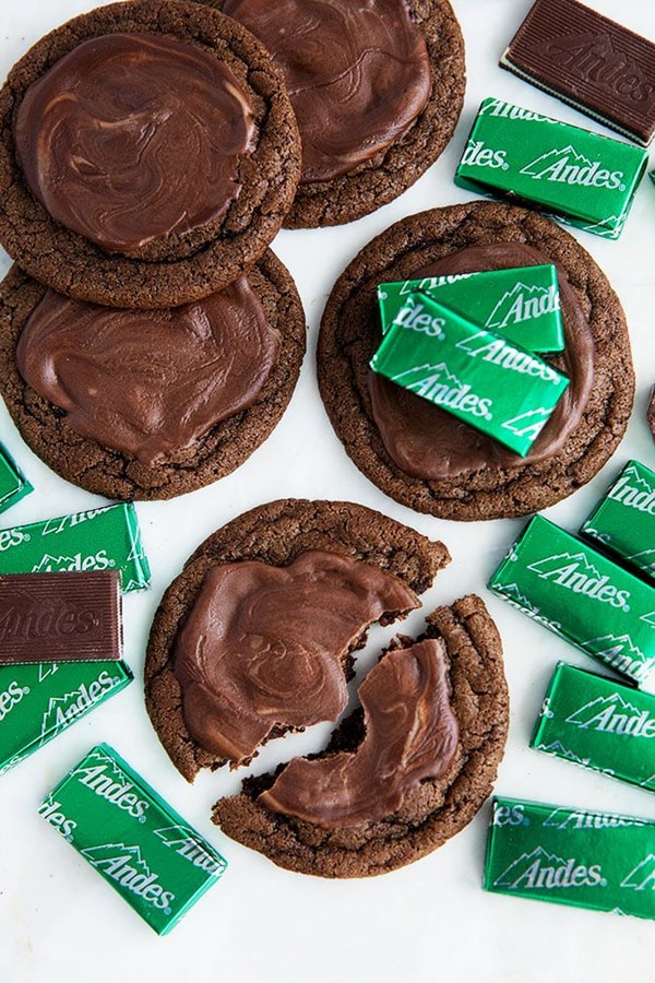 Andes mint cookies