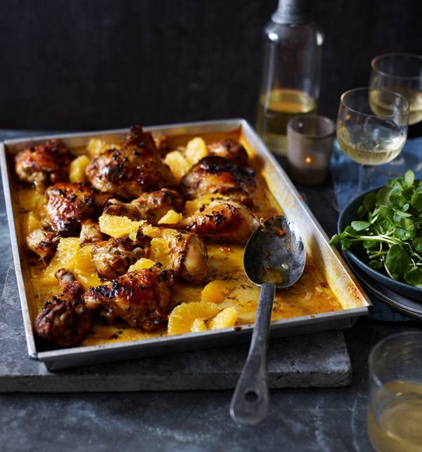 Andi Oliver's spicy honey-baked chicken