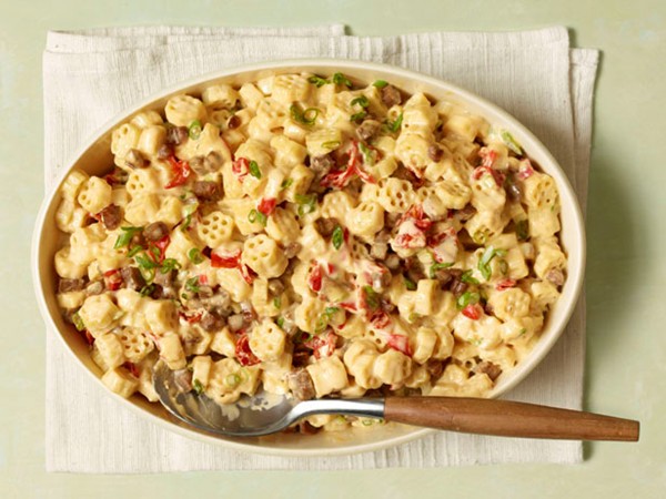 Andouille mac and cheese