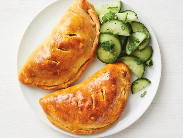Andouille-rice hand pies