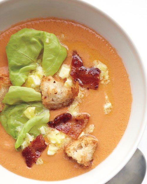 Andrea's spicy BLT soup