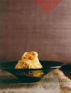 Angel-hair pasta with bottarga and sea urchin cream