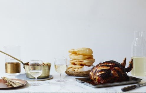 Angry roast chicken