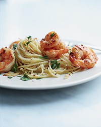 Angry shrimp pasta