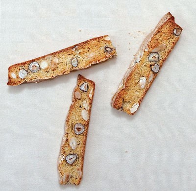 Anise, almond, and hazelnut biscotti (Tozzetti)