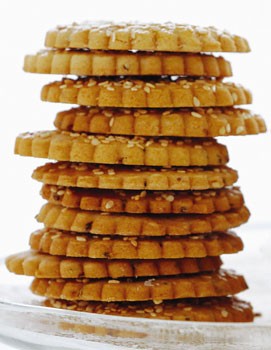 Anise sesame cookies
