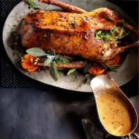 Anise-spiced roast goose