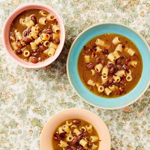 Ann & Franco Taruschio’s pasta e fagioli