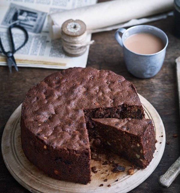 Anna's Italian chocolate Christmas cake