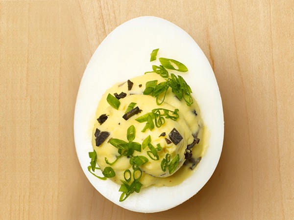 Anne Burrell's truffled deviled eggs