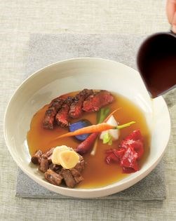 Annisa beef "Pot-au-feu"
