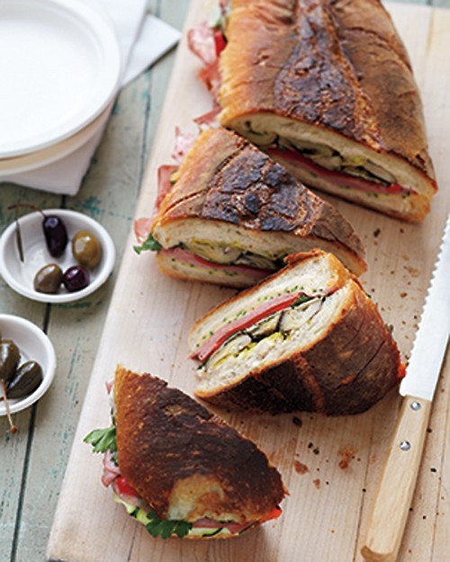 Antipasti sandwich