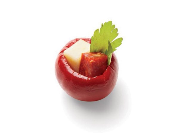 Antipasti stuffed peppadews 