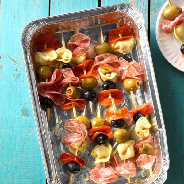 Antipasto kabobs