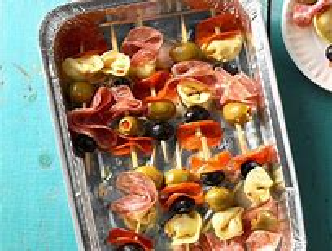 Antipasto kabobs