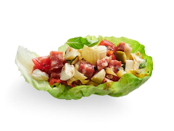 Antipasto lettuce cups