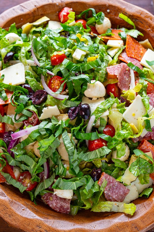 Antipasto salad (aka chopped Italian salad)