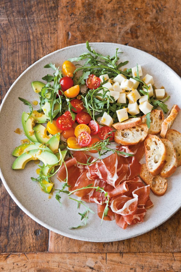Antipasto salad with peperoncini vinaigrette 
