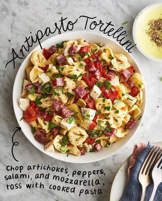 Antipasto tortellini