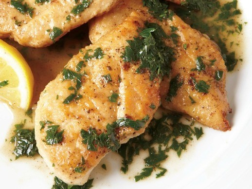 Any cutlets with quick pan sauce