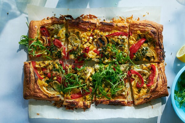 Any vegetable tart