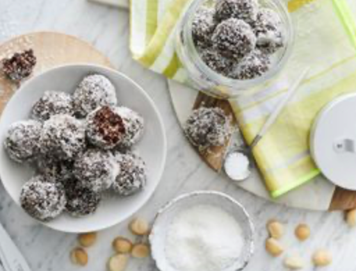 Anytime coconut fudge bliss balls