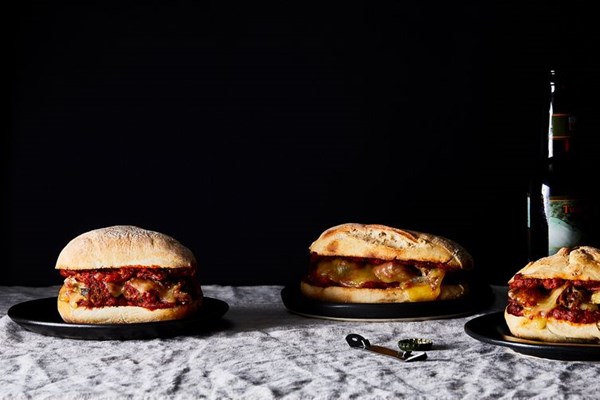 Anytime meatball sandwiches