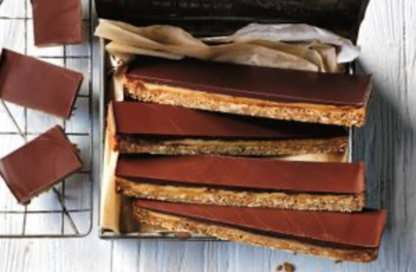 Anzac caramel slice