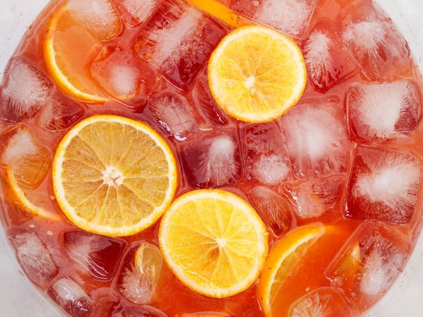 Aperol gin punch