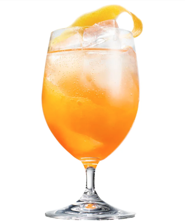 Aperol-grapefruit spritz
